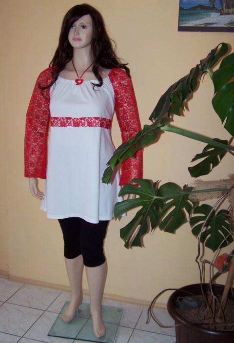 Tunika ,,White&Red Romance