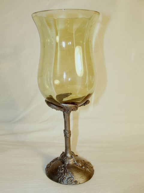 Sklenice s motivem kvítků víno sklenička vinná skleničky glass wine vinný history glasses historical okrok 