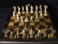 Šachové figury - lovecké malované