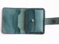 Dámská kožená peněženka - modrá