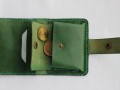 Dámská kožená peněženka - zelená
