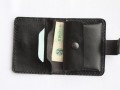 Dámská kožená peněženka - černá
