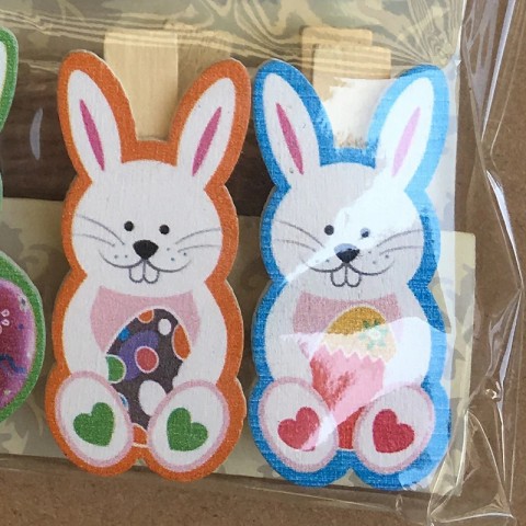 Dekorační kolíček dekorace velikonoce králík zajíc 