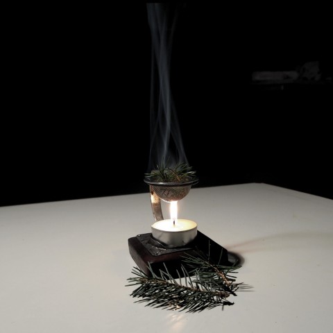 Aromalampa vánoční malá dárek lampa lampička aromalampa vykuřovadlo vonné dřevo kadidla vonné byliny 