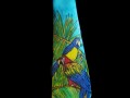 Kravata hedvábná Papoušek