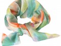 Hedvábný šátek Květinový akvarel