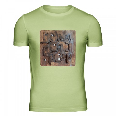 Tričko pánské zelené Hledání originální přírodní tričko tisk krátký potisk dlouhý vzor autorské pánské mužské spiritualita rukávdigitální 