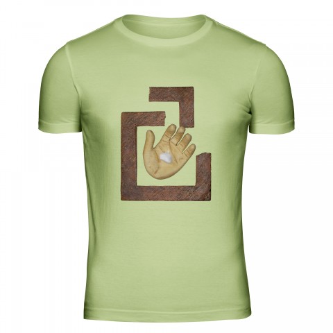 Tričko pánské zelené Odpovědnost originální přírodní tričko tisk krátký rukáv potisk dlouhý vzor autorské pánské digitální mužské spiritualita 