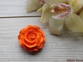 Dekorace růže - oranžová