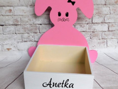 Dřevěné kostky se jménem