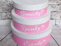 Dřevěné kostky se jménem