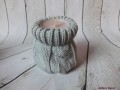 Svícen pletený pytlík VÝBĚR BAREV