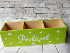 Dřevěné kostky se jménem