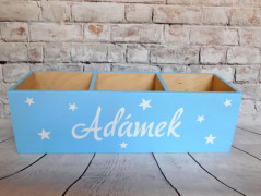 Dřevěné kostky se jménem