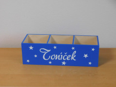 Dřevěné kostky se jménem