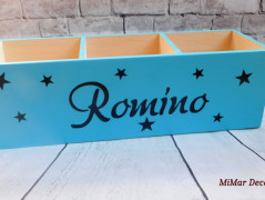 Dřevěné kostky se jménem