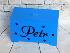 Dřevěné kostky se jménem