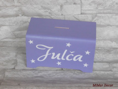 Dřevěné kostky se jménem