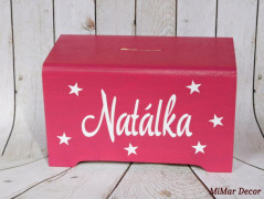 Dřevěné kostky se jménem