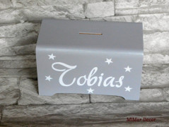 Dřevěné kostky se jménem