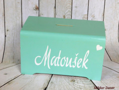 Dřevěné kostky se jménem