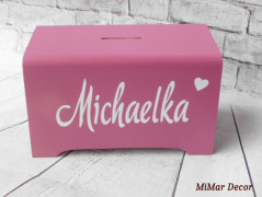 Dřevěné kostky se jménem