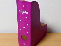 Dřevěné kostky se jménem