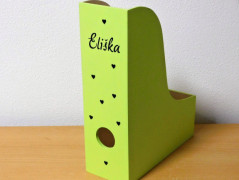 Dřevěné kostky se jménem