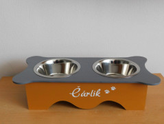 Dřevěné kostky se jménem