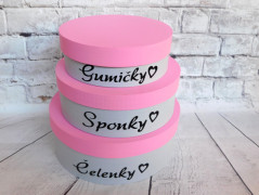 Dřevěné kostky se jménem