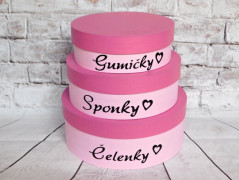 Dřevěné kostky se jménem