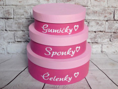 Dřevěné kostky se jménem