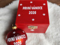 Vánoční baňka v dárkové krabičce