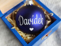 Vánoční baňka v dárkové krabičce