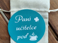 Dřevěný podtácek Paní učitelce