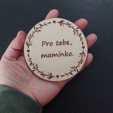 Magnet pro maminku, 9 cm dárek láska žena pozornost matka babička magnetka magnet maminka den mateřství maličkost z lásky den matek máma maminečka matek 