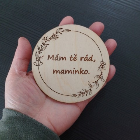 Magnet pro maminku, 9 cm dárek láska žena pozornost matka babička magnetka magnet maminka den mateřství maličkost z lásky den matek máma maminečka matek 