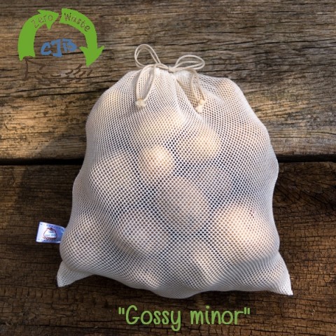 Gossy minor sáček zero waste nákup bez obalu zerowaste síťový pytlík eko nákup bez mikrotenu síťovina 