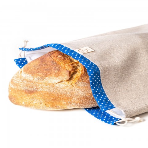 CHLEBOVKA - PYTLÍK NA CHLEBA bavlna obal len šité chléb bezobalu sáček na pečivo zerowaste pytlík na chleba 