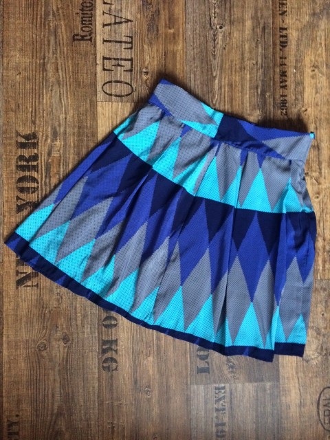 Sukně - Modrá rebelka modrá sukně krátká 