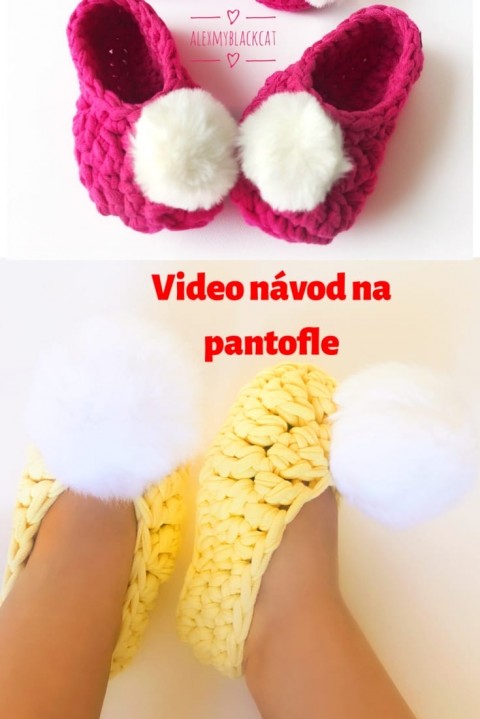 Video navod na dětské pantofle video navod na dětské pantofle v 