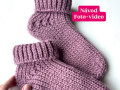 Háčkované ponožky návod vel 37–42