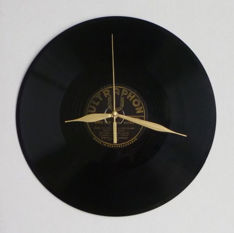 hodiny Ultraphon 25cm hodiny nástěnné hodiny vinylové hodiny 