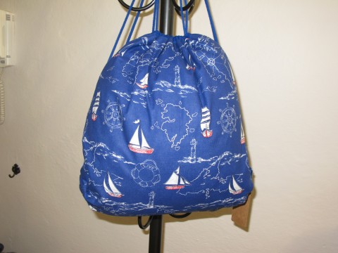Vak na záda námořnický vak batoh lodě námořníci styl pr 