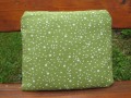 Skládací taška zelená s puntíky