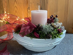 Vánoční dekorace,,Metalická zelená