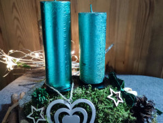 Vánoční dekorace ,,V lodičce