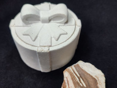 Vánoční obraz z přírodnin