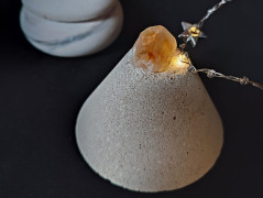 Vánoční obraz z přírodnin