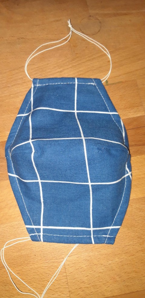 SLEVA - Rouška dvojitá s kapsou rouška bavlna kapsa gumičky 